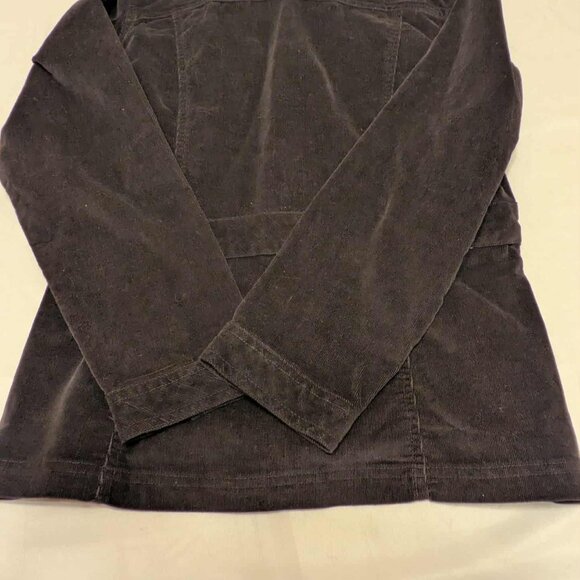 J.C. Penny St. Johns Bay Black 7 Button Up Corduroy Womens M Jacket - NWT - Picture 8 of 13